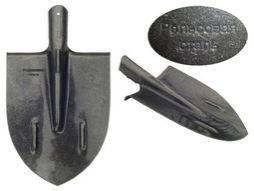 Лопата штыковая копальная остроконечная (ЛКО) 0.7кг (рельсовая сталь) К-2